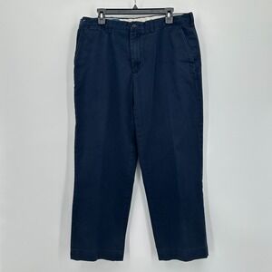 VTG Polo Ralph Lauren Preston Chino Pants Mens Size 36 Blue Straight Leg Wedding